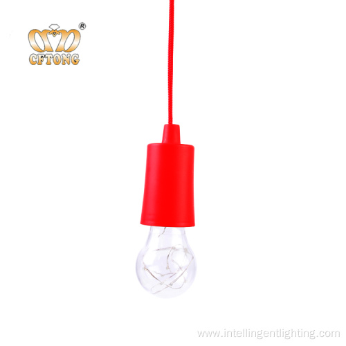 Colorful Pull Lamp Retro Lighting Tent Camping Bulb